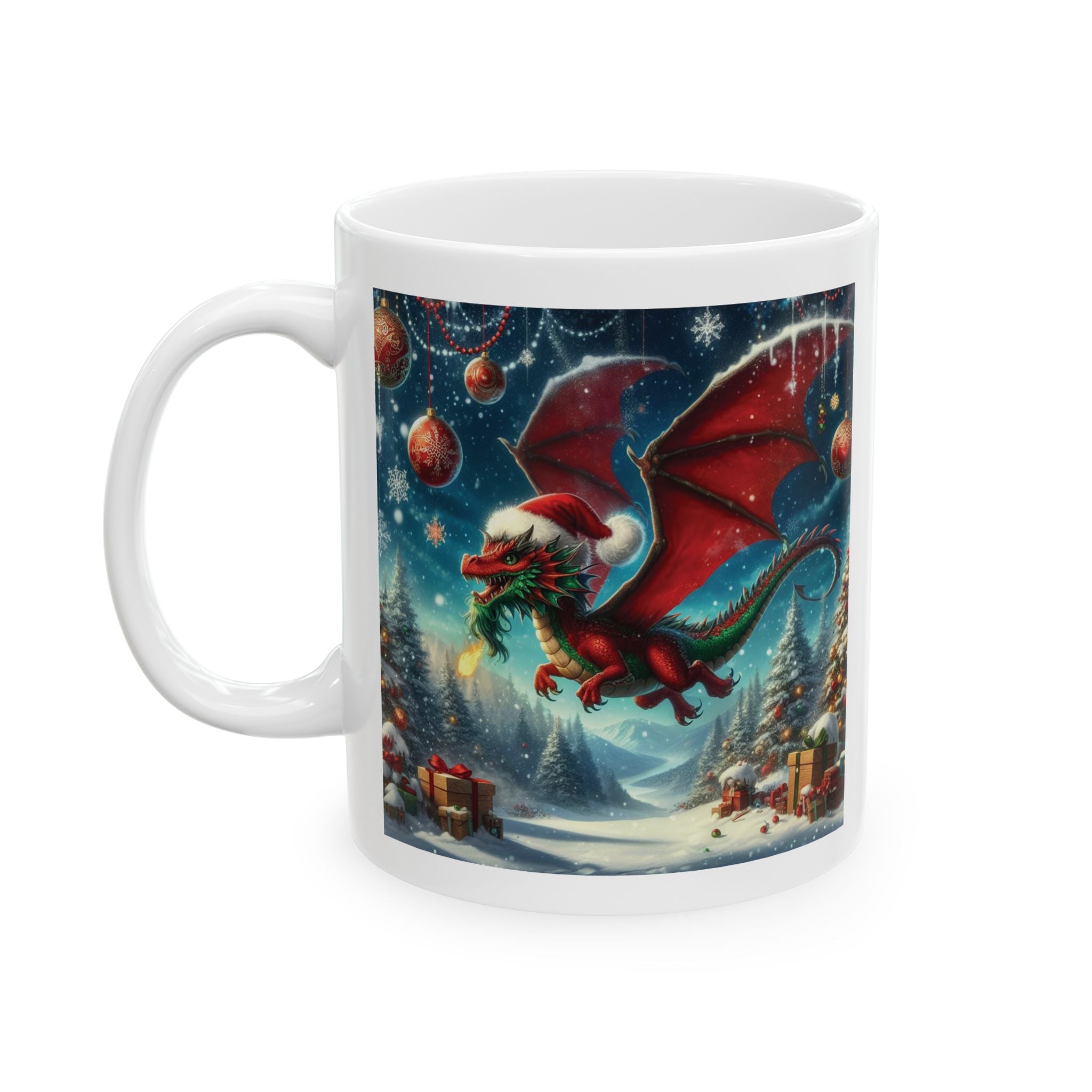 Christmas Mug Dragon Mug Santa Funny Coffee Tea Ceramic Cup New Year 2027 Gift