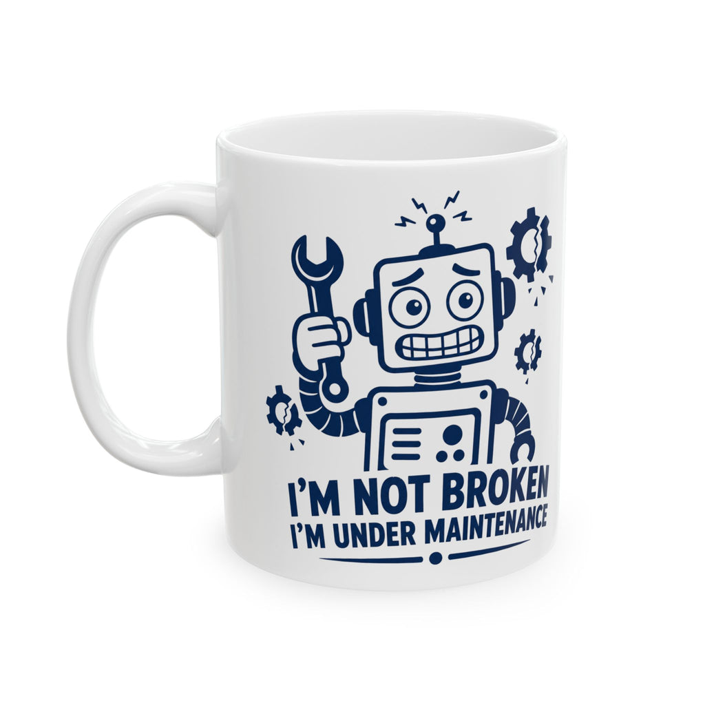 Funny AI Robot Mug Programmer Coding Humor Software Engineer Gift 11oz Coffee Cup Best Gift Coworkers Office