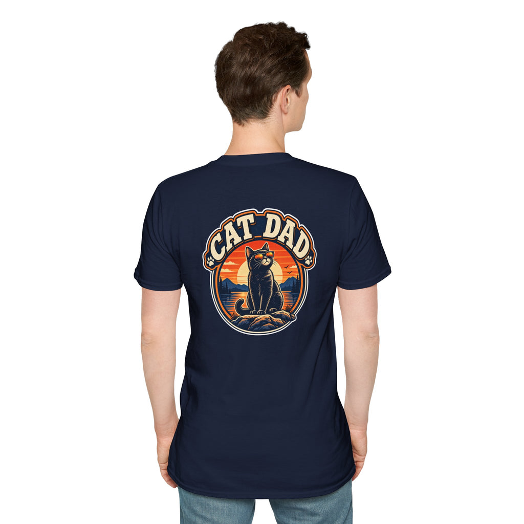 Cat Dad Shirt Pet Lover Tshirt Funny Cat Lover Graphic Tee Dark Humor Tee Unique Gift Funny Tshirt