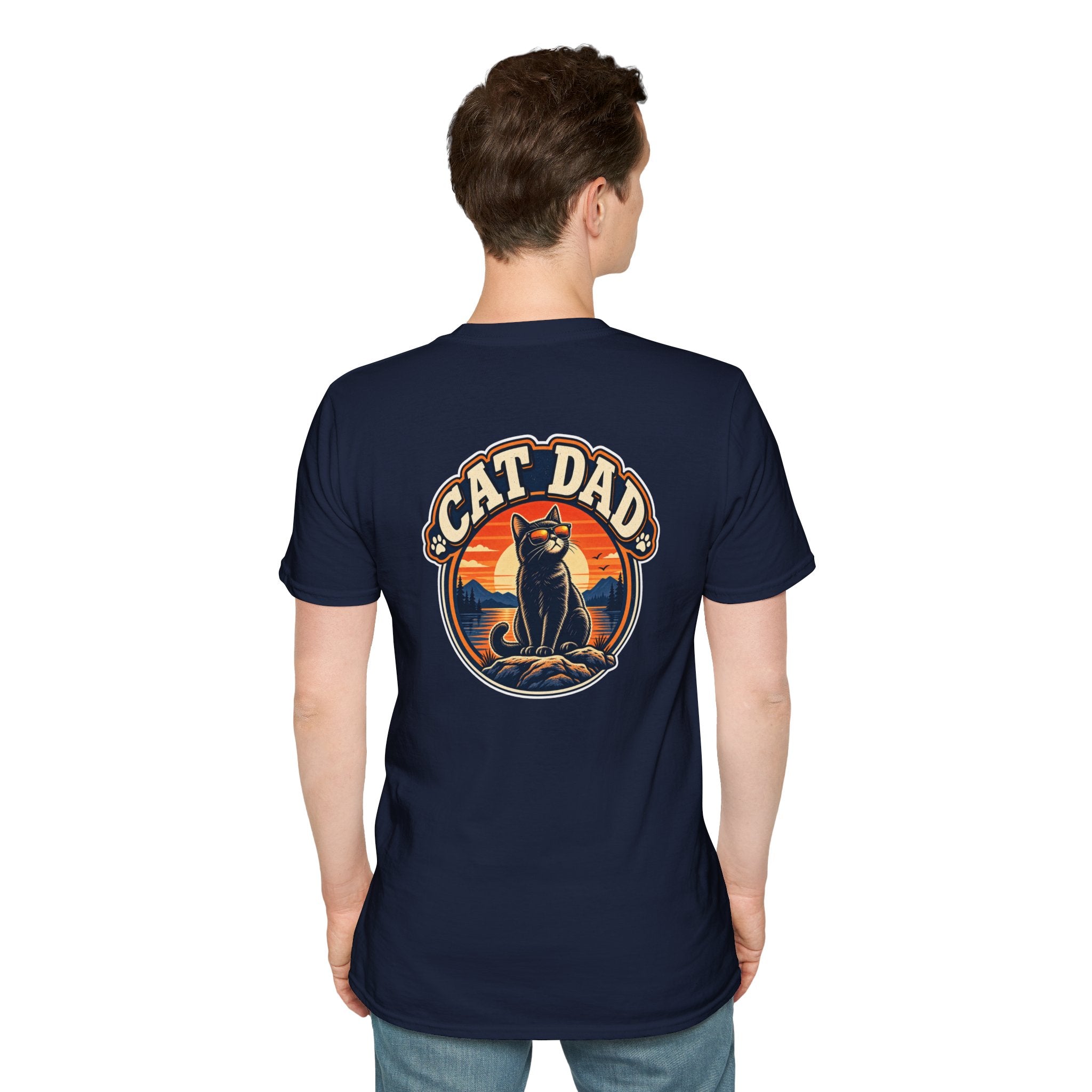 Cat Dad Shirt Pet Lover Tshirt Funny Cat Lover Graphic Tee Dark Humor Tee Unique Gift Funny Tshirt