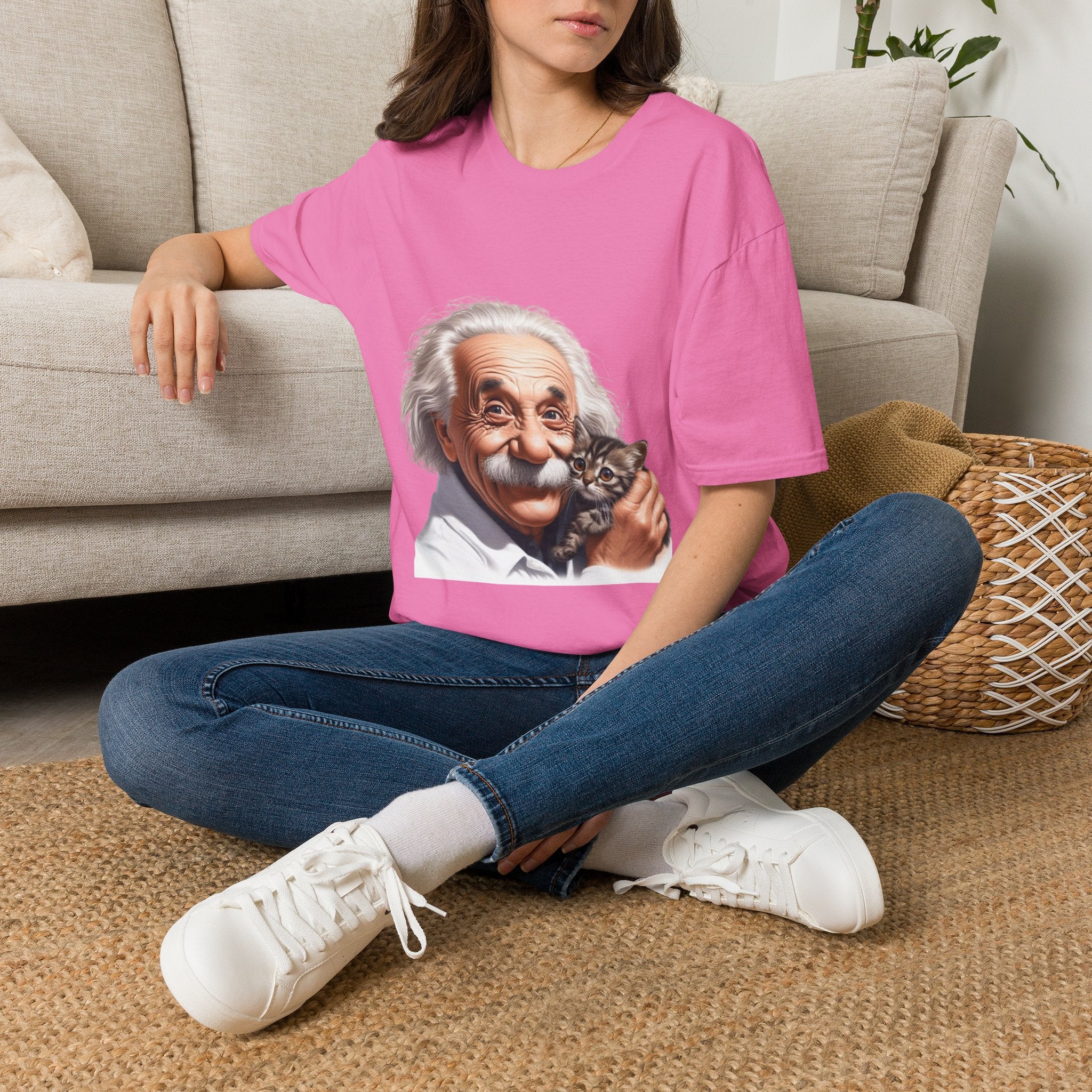 Funny Albert Einstein T-Shirt Unisex Softstyle T-Shirt Cotton Unique Gift German