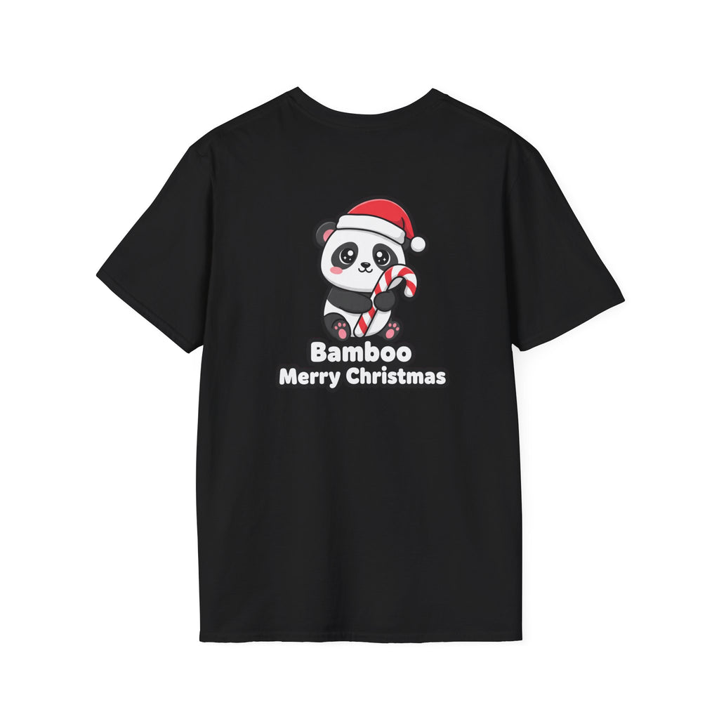 Cute Christmas Shirt Bamboo Merry Christmas Funny Animal Unisex Softstyle Tee Christmas Gift