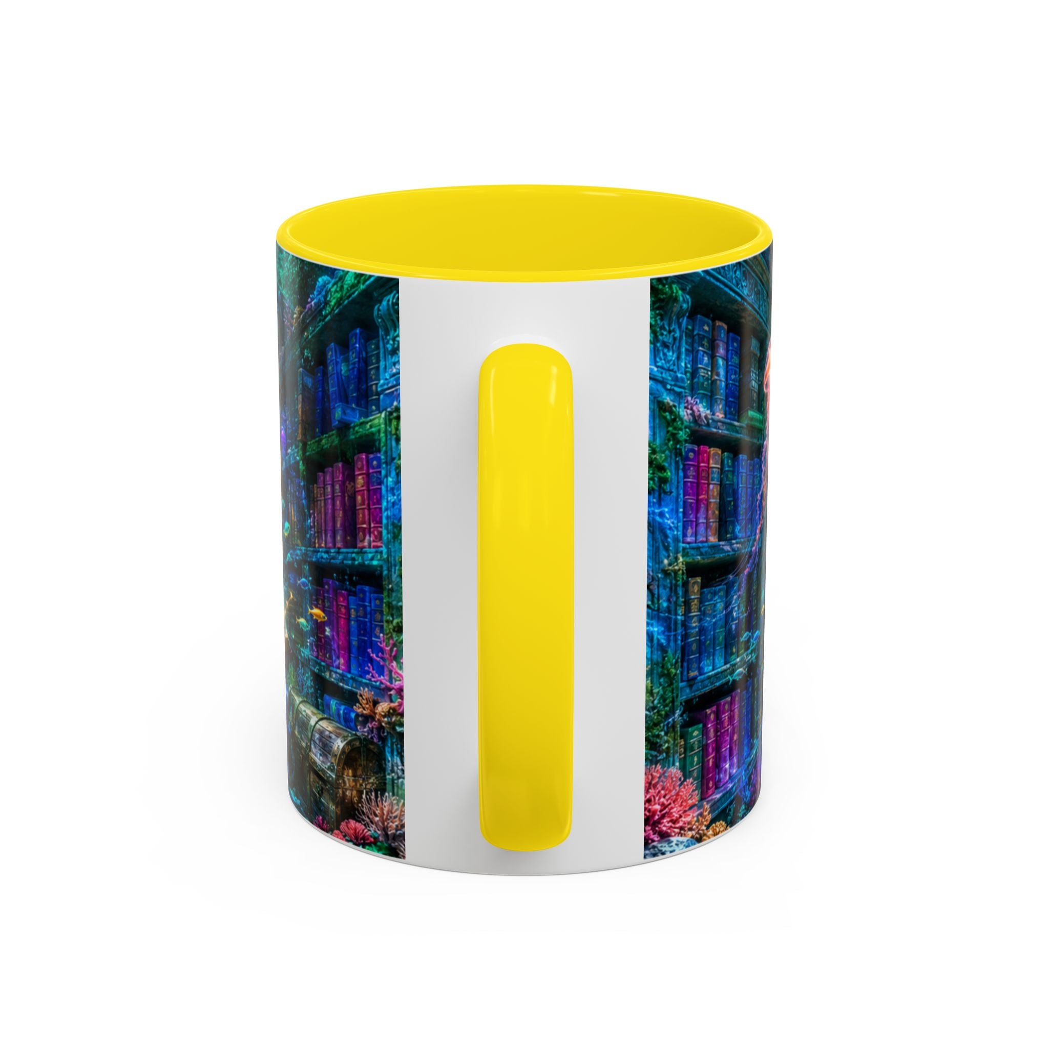 3D Library Bookshelf Mug Ceramic Book Lovers Coffee Mug Gifts Funny Accent Cup