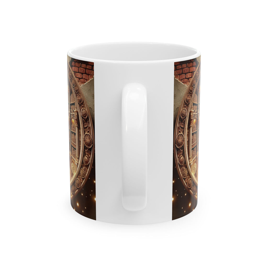 3D Bookshelf Mug-Library Book Shelf Mugs Book Lover Ceramic Mug Shelf Cup Gifts