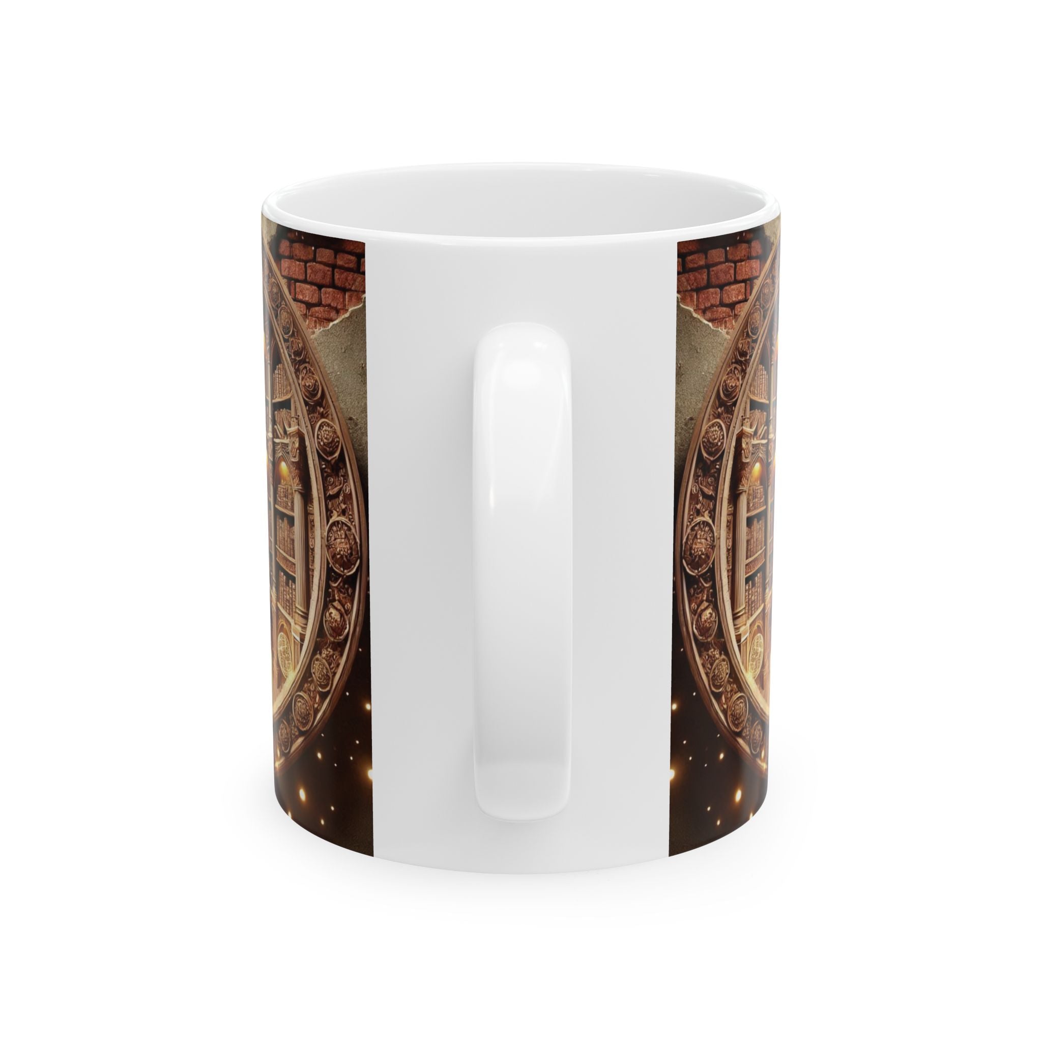 3D Bookshelf Mug-Library Book Shelf Mugs Book Lover Ceramic Mug Shelf Cup Gifts
