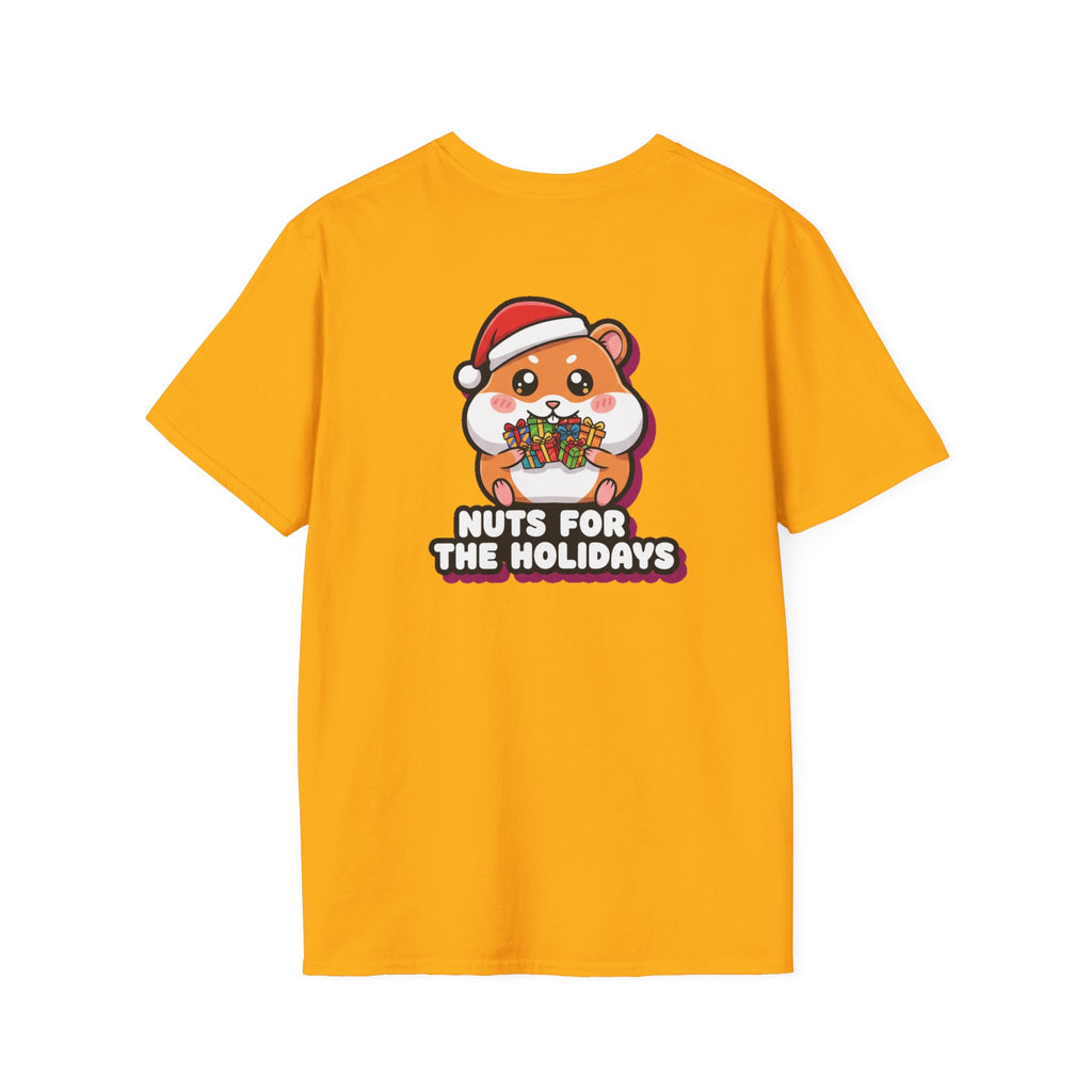 Cute Christmas Shirt Nuts For The Holidays Funny Animal Unisex Softstyle Tee Christmas Gift