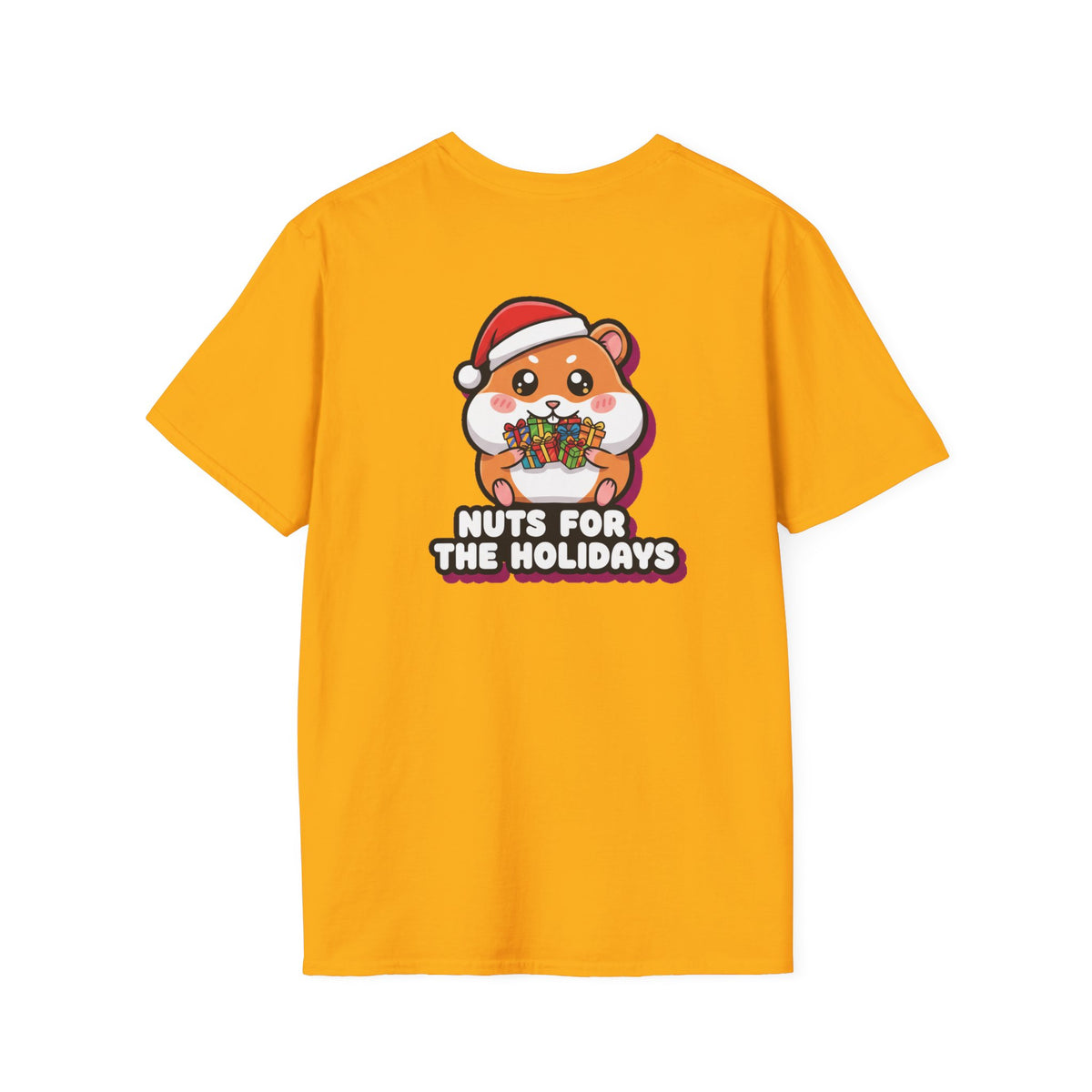 Cute Christmas Shirt Nuts For The Holidays Funny Animal Unisex Softstyle Tee Christmas Gift