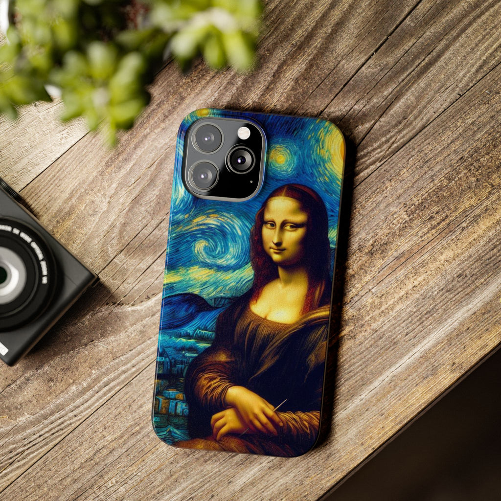 Funny Mona Lisa Phone Cases Van Gogh Starry Night Case Unique Gift iPhone 17 New