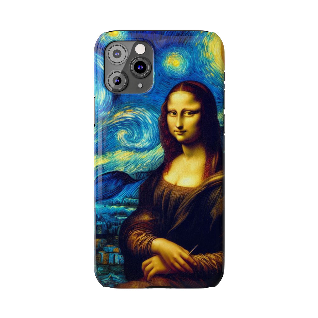 Funny Mona Lisa Phone Cases Van Gogh Starry Night Case Unique Gift iPhone 17 New