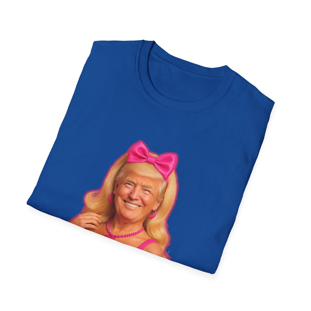 Funny Unique Donald Trump Barbie Unisex T-Shirt Best Gag Gift Cotton Print Soft