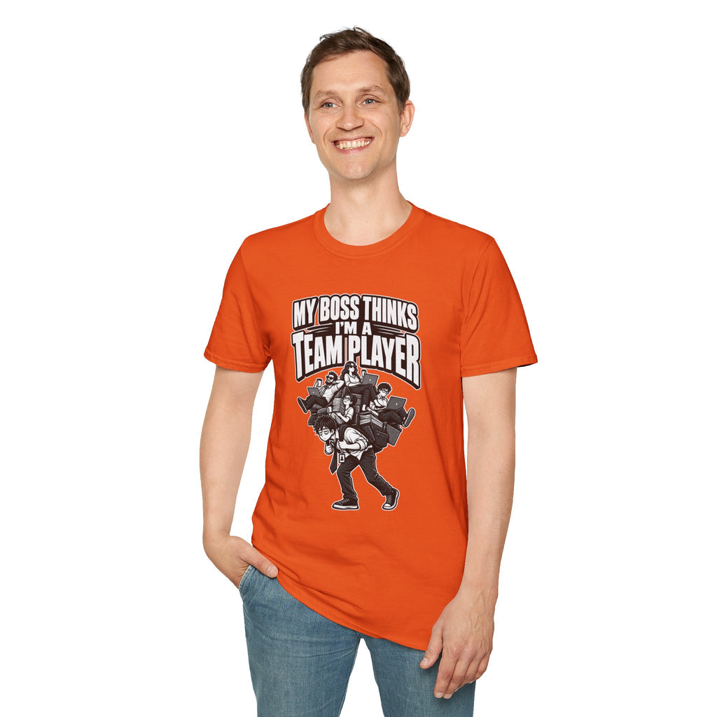 Funny Dark Humor Tshirt — Funny Office Tshirt Dark Humor Graphic Tee Unique Coworker Gift TEAM PLAYER Shirt