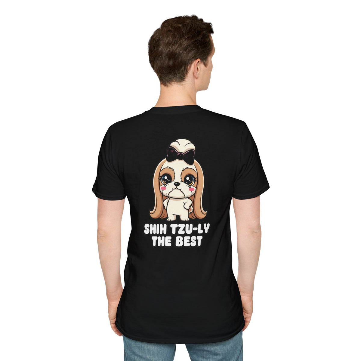 Cute Shih Tzu Shirt Shih Tzu-ly The Best Funny Dog Lover Unisex Softstyle Tee Gift
