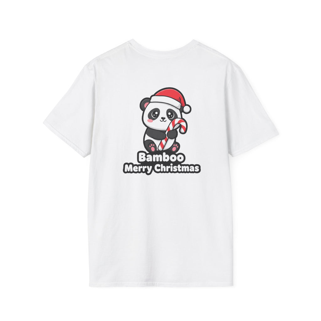 Cute Christmas Shirt Bamboo Merry Christmas Funny Animal Unisex Softstyle Tee Christmas Gift