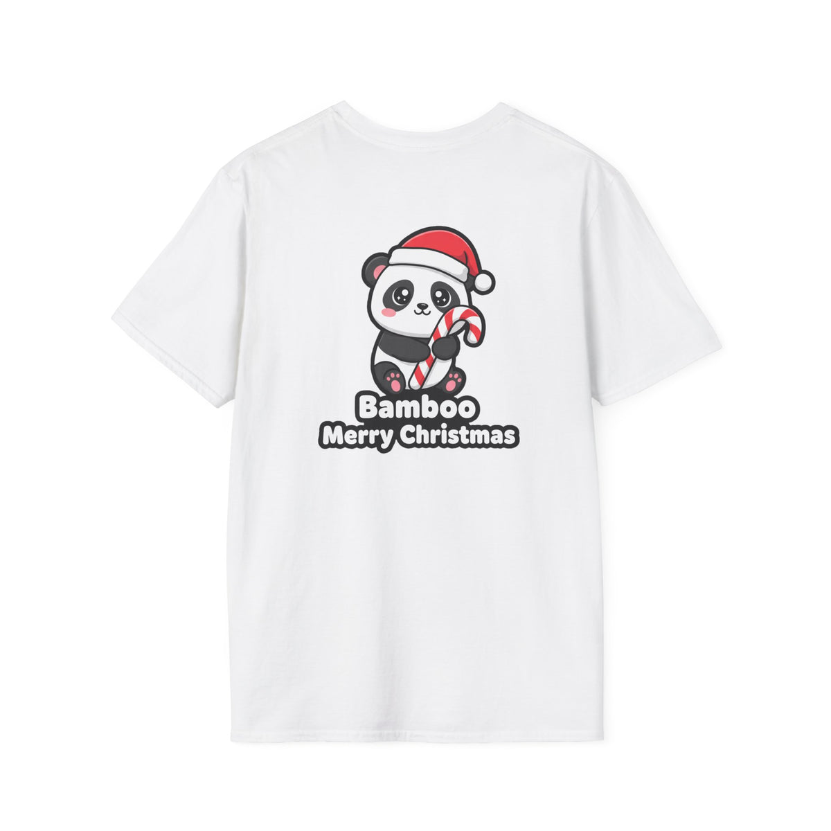 Cute Christmas Shirt Bamboo Merry Christmas Funny Animal Unisex Softstyle Tee Christmas Gift
