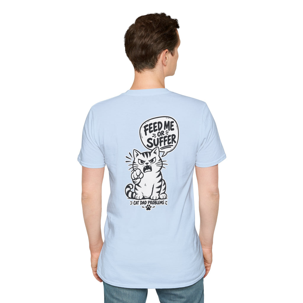 Cat Dad Shirt Pet Lover Tshirt Funny Cat Lover Graphic Tee Dark Humor Tee Unique Gift Funny Tshirt