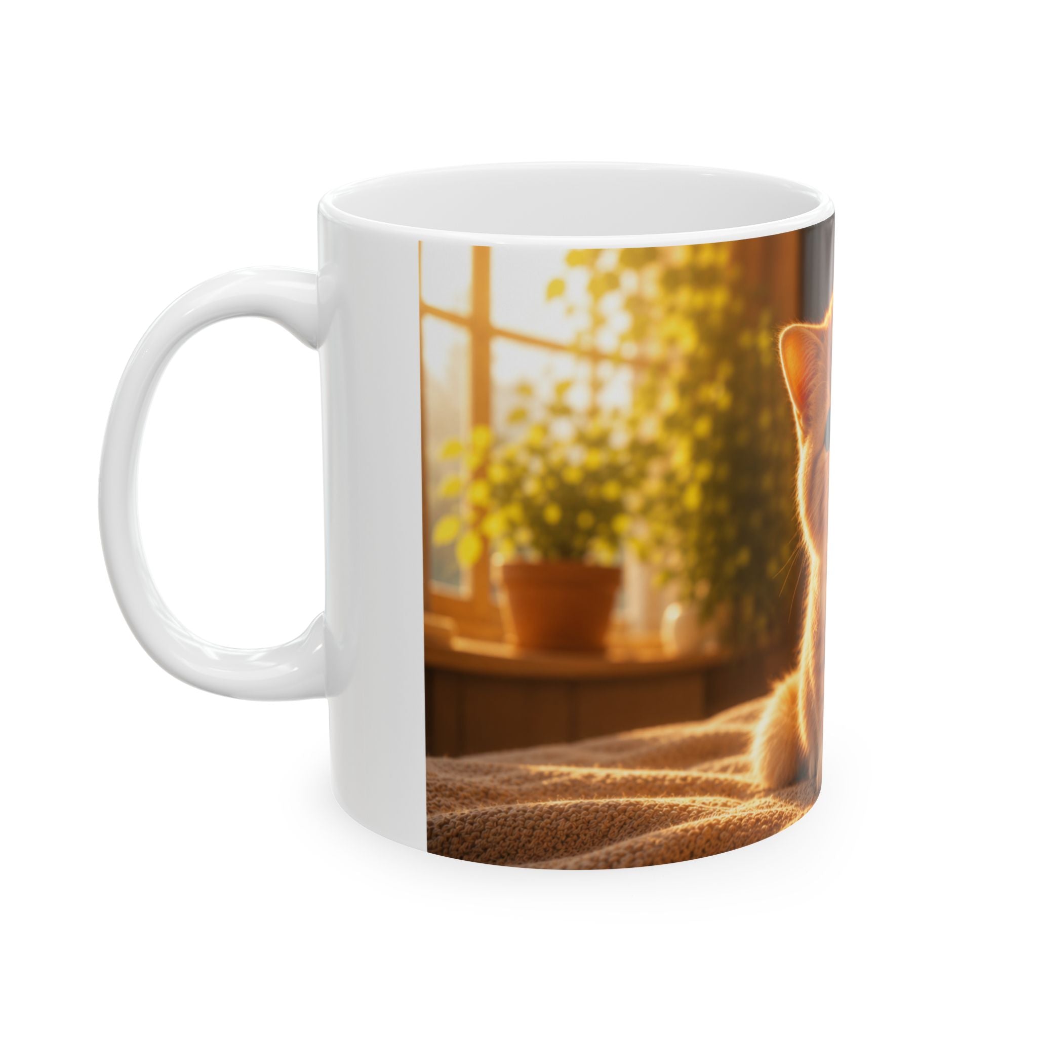 3D Animated Cute Cat Mug Coffee Cup Ceramic Mug 11oz 15oz Unique Gift Kids Cat Lovers
