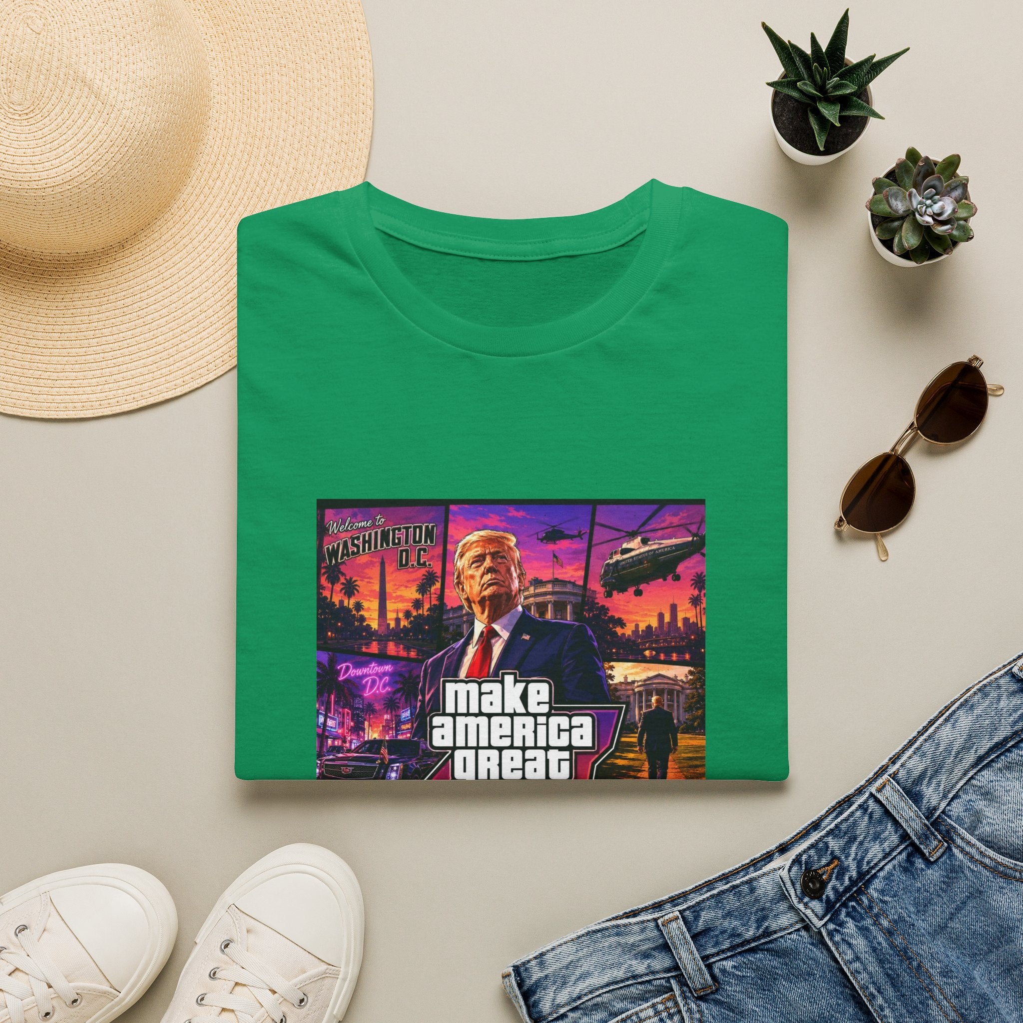 Funny Trump Make America Great Again T-Shirt Patriotic Political Trump Artwork