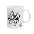 Happy Valentine's Day Mug Love You Heart Unique Ceramic Mug Tea Coffee Cup Gift 11oz