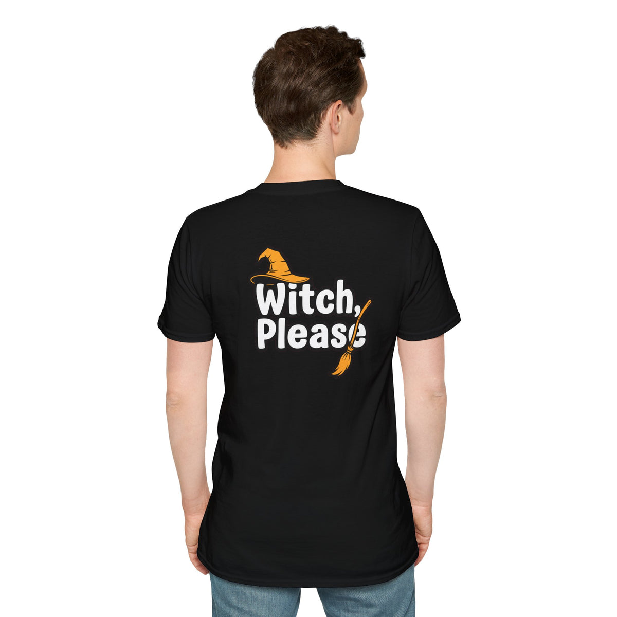 Dark Humor Halloween Shirt Witch Please Funny Sarcastic Witchy Unisex Softstyle Tee Adult Halloween Gift