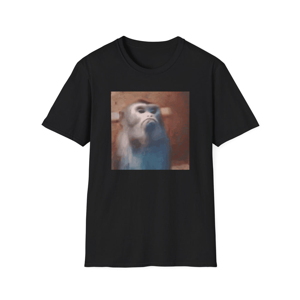 Funny Offended Monkey T-Shirt Viral Internet Meme Shirt Unisex Softstyle Gift