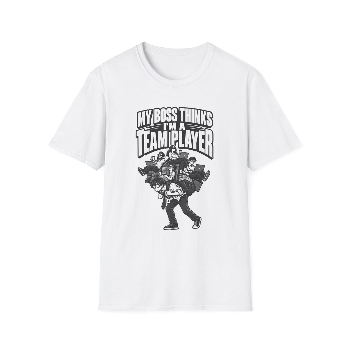 Funny Dark Humor Tshirt — Funny Office Tshirt Dark Humor Graphic Tee Unique Coworker Gift TEAM PLAYER Shirt