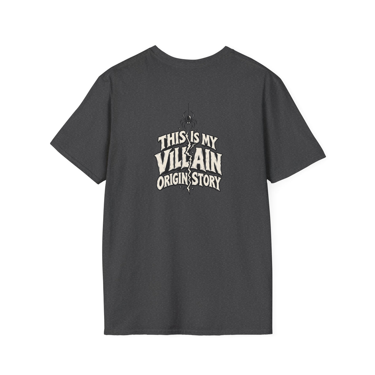 Dark Humor Halloween Shirt This Is My Villain Origin Story Funny Sarcastic Unisex Softstyle Tee Adult Halloween Gift