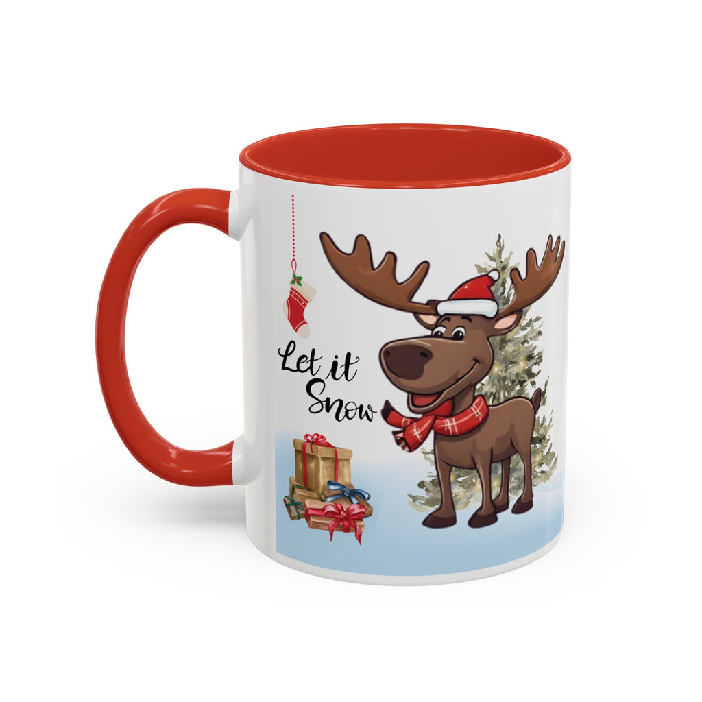 Christmas Mug Accent Funny Moose Mug Coffee Mug Cute Unique Gift Cup Travel Mug