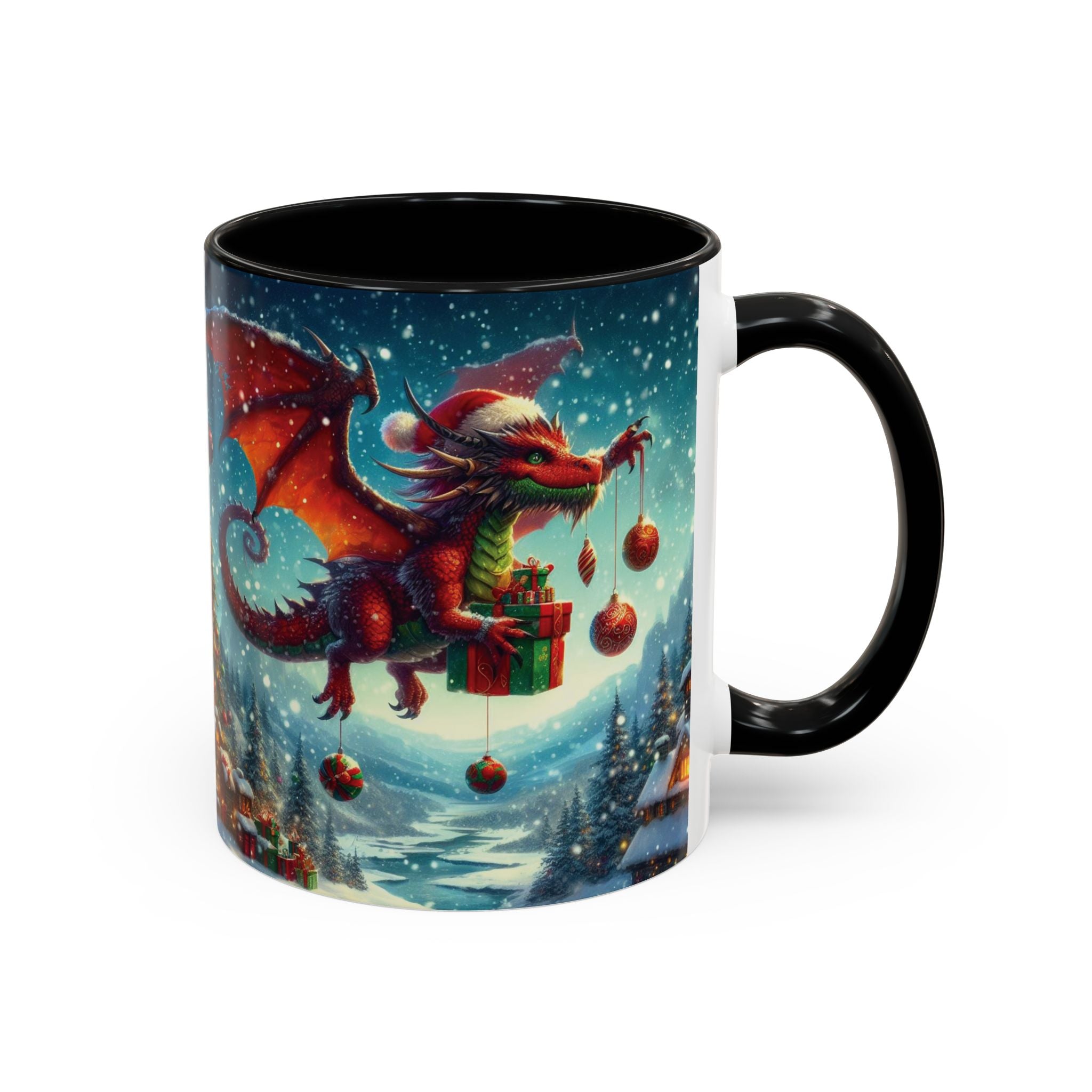 Christmas Mug Dragon Mug Santa Funny Coffee Tea Ceramic Cup New Year 2027 Gift