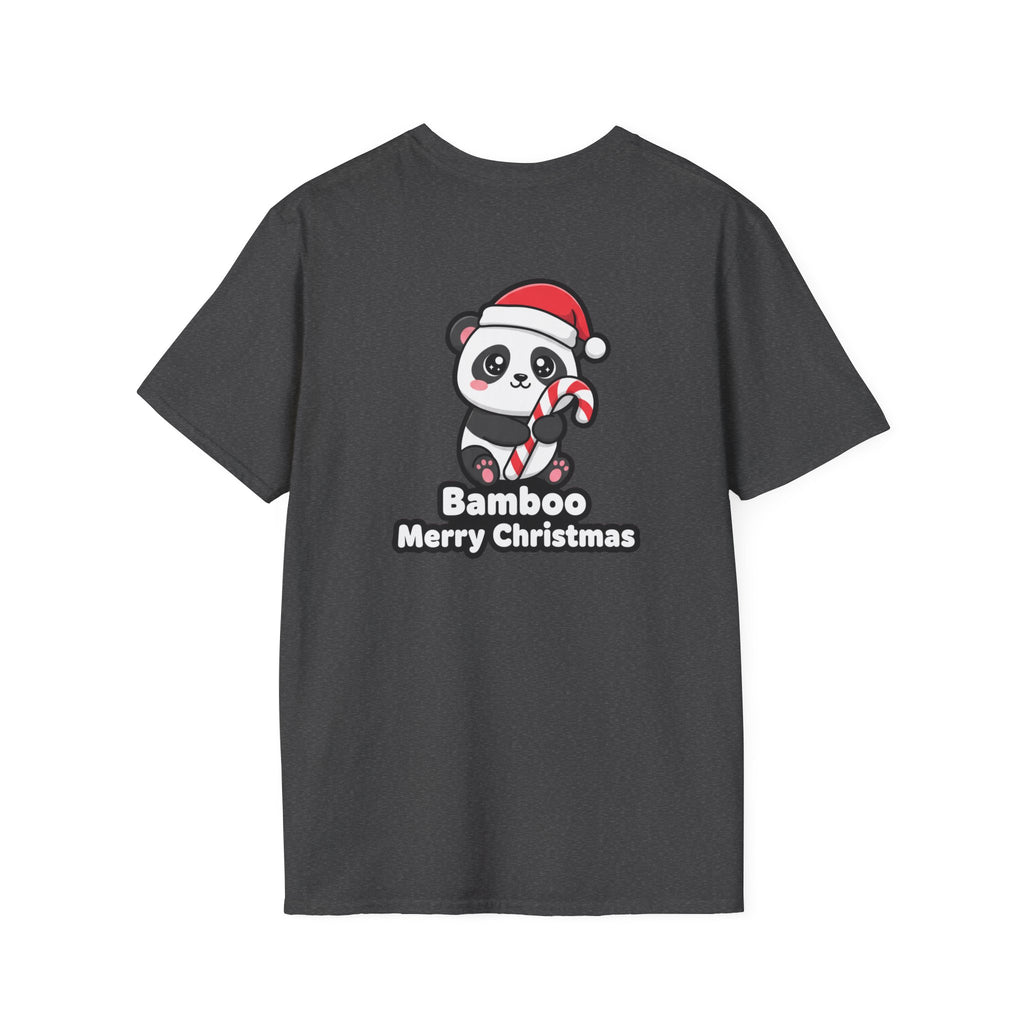 Cute Christmas Shirt Bamboo Merry Christmas Funny Animal Unisex Softstyle Tee Christmas Gift