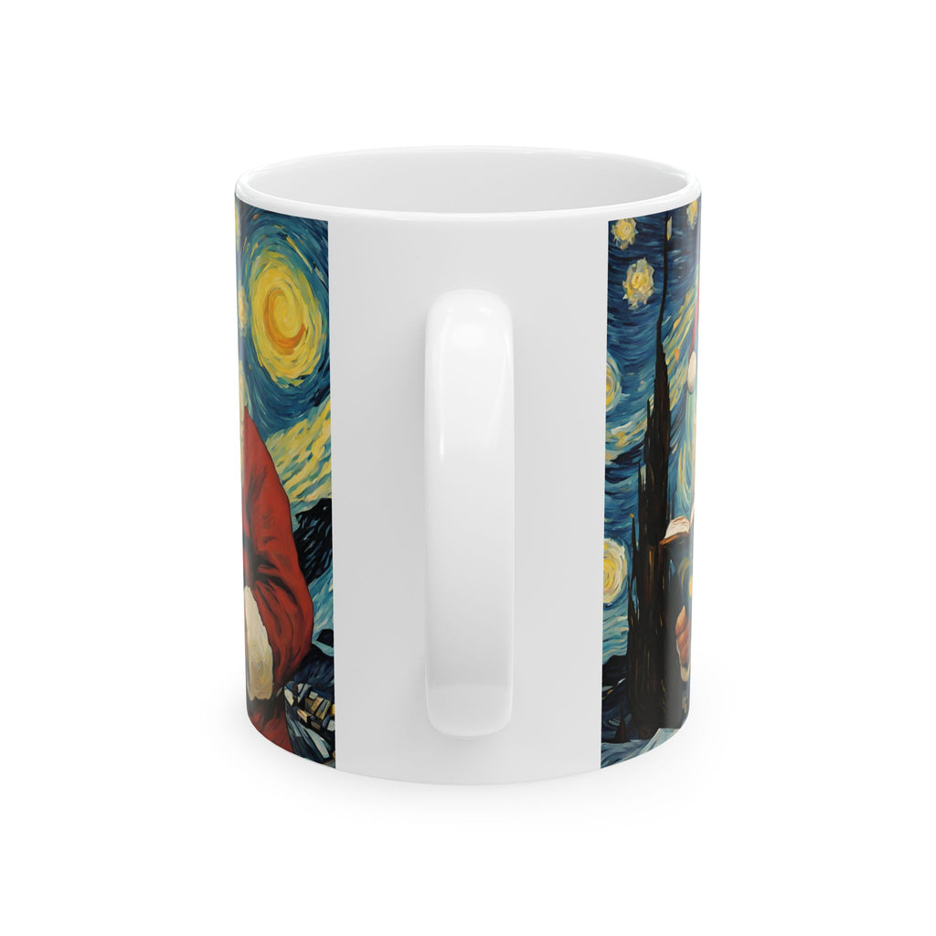 Santa Claus Mug Vincent Van Gogh Mug Starry Night Unique Funny Coffee Cup Gift
