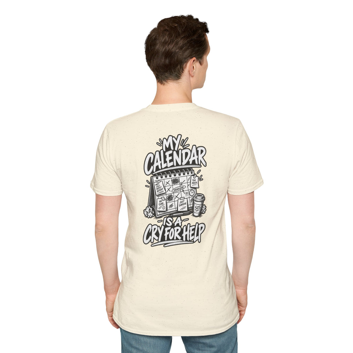 Funny Dark Humor Shirt My Calendar Is a Cry for Help Funny Office Tee Gift