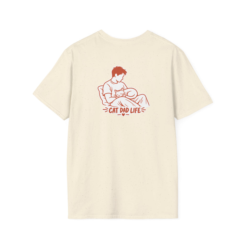 Cat Dad Shirt Pet Lover Tshirt Funny Cat Lover Graphic Tee Dark Humor Tee Unique Gift Funny Tshirt