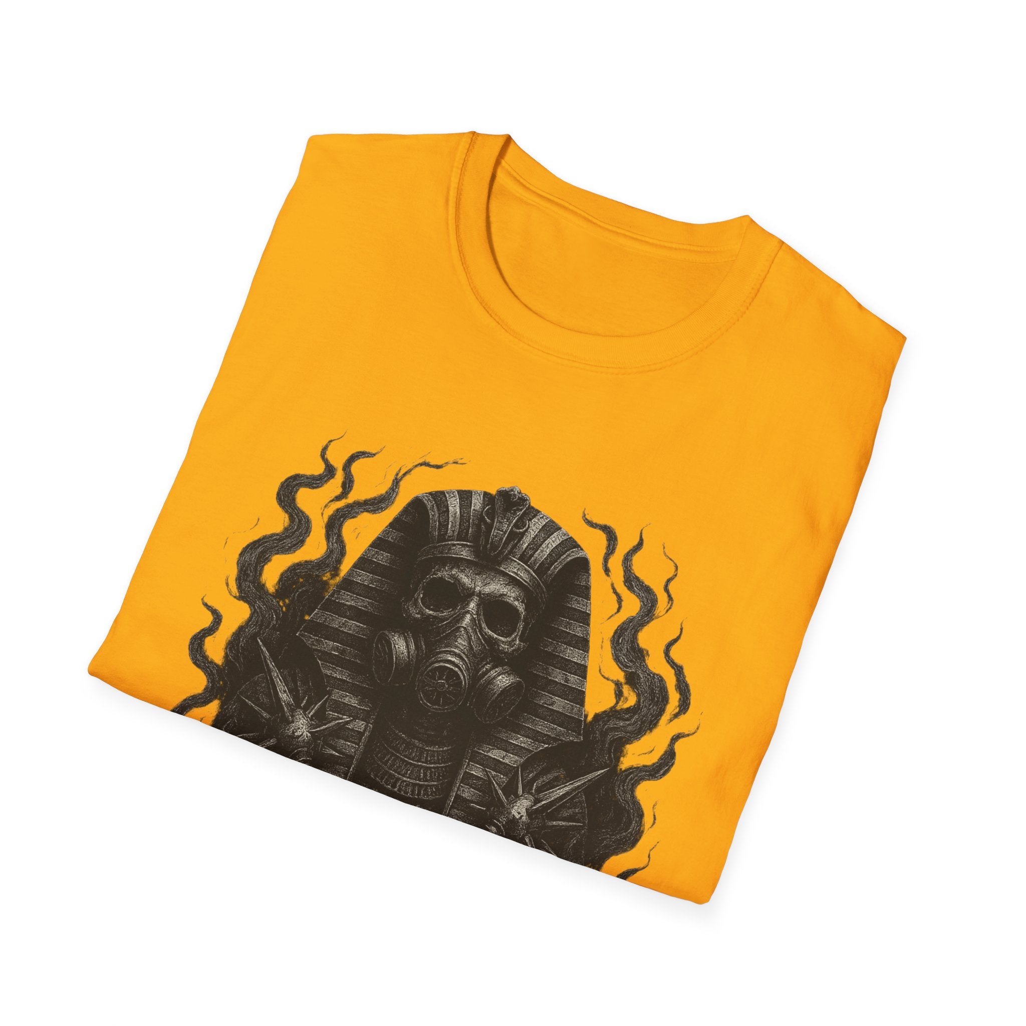Vintage Mens T-shirts Egyptian Skull Graphic Tees Men Pharaoh Unisex Clothing Best Gift