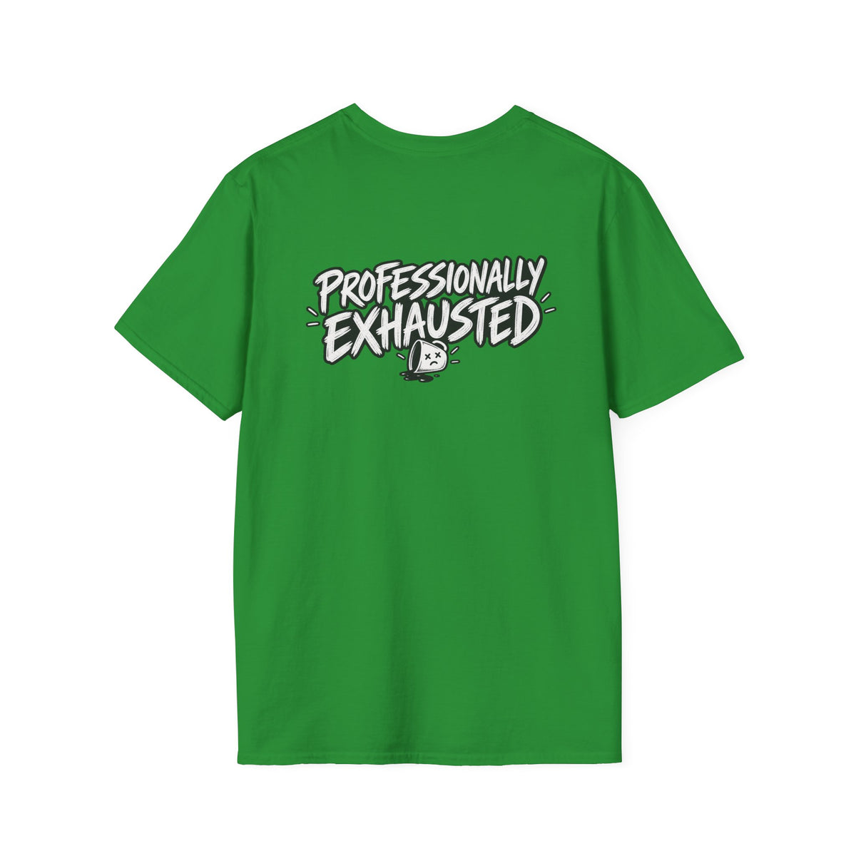 Funny Dark Humor Shirt Professionally Exhausted Funny Office Tee Unique Gift