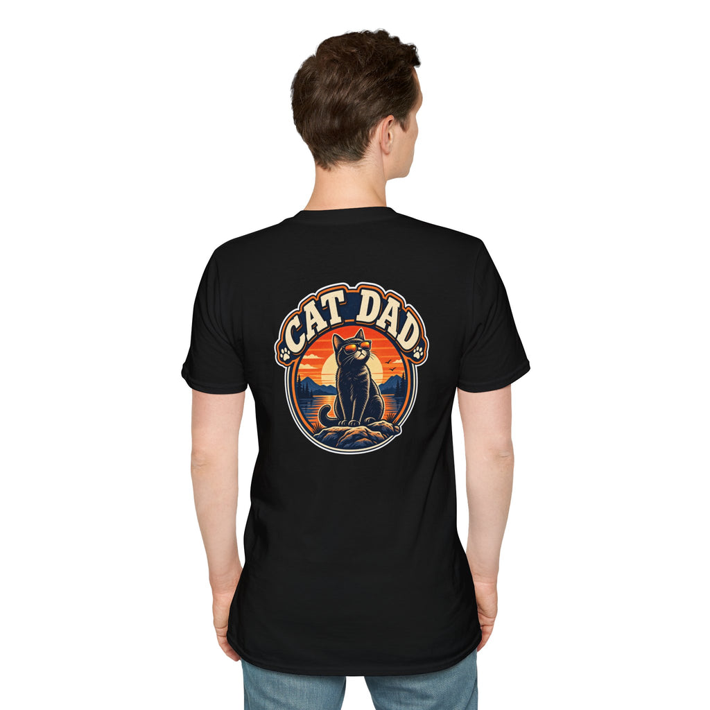Cat Dad Shirt Pet Lover Tshirt Funny Cat Lover Graphic Tee Dark Humor Tee Unique Gift Funny Tshirt