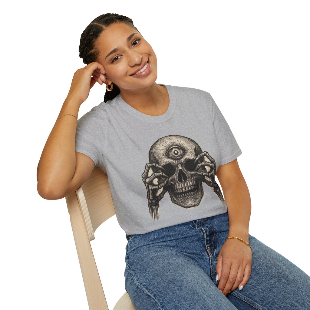 Mens Skull T-shirt Graphic Tees Skeleton Apparel Clothing Skulls Accessories Best Gift