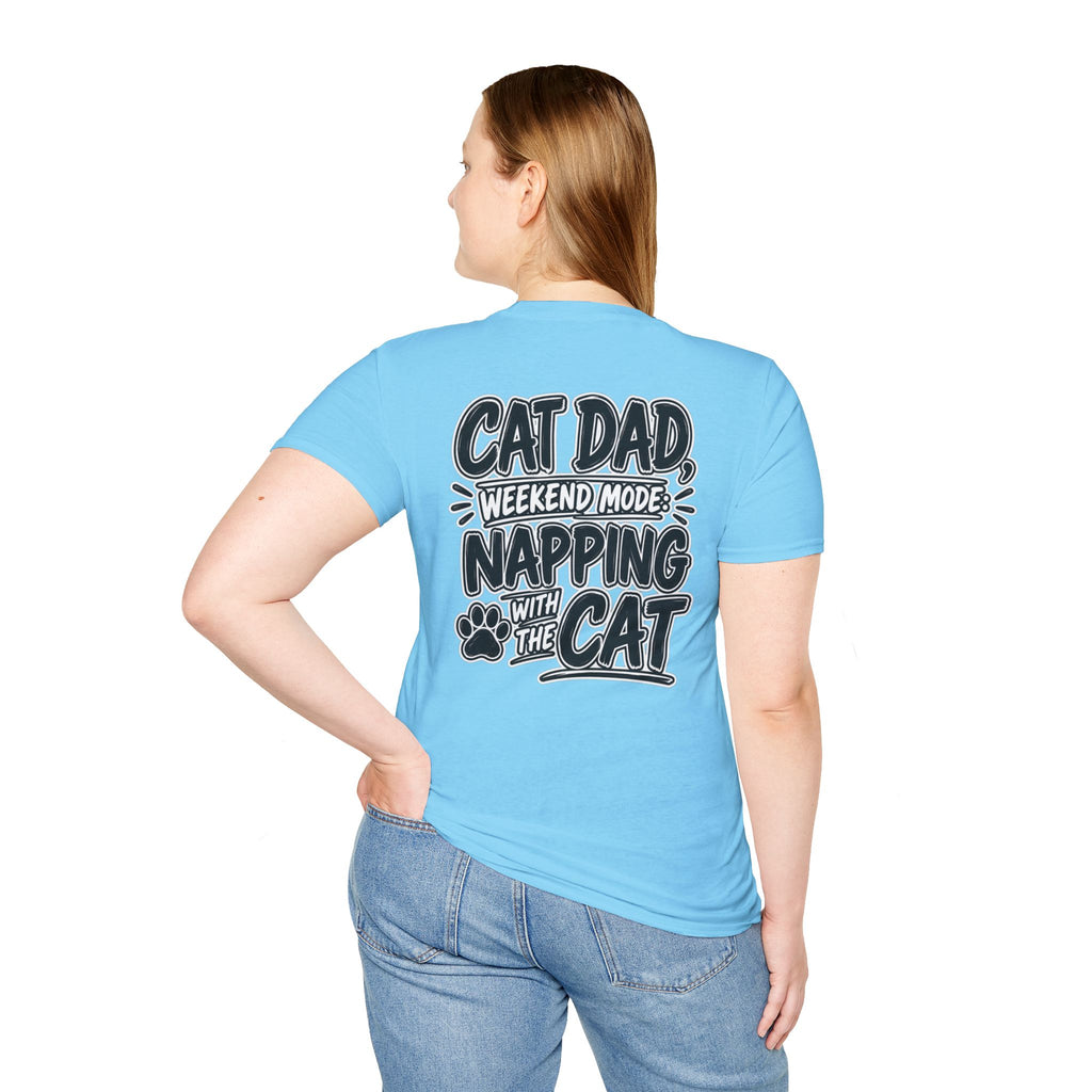 Cat Dad Shirt Pet Lover Tshirt Funny Cat Lover Graphic Tee Dark Humor Tee Unique Gift Funny Tshirt