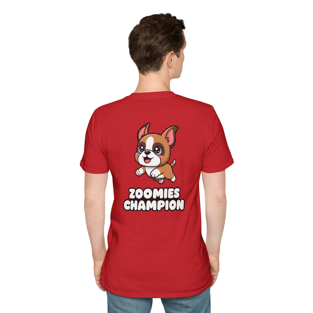 Cute Boxer Shirt Zoomies Champion Funny Dog Lover Unisex Softstyle Tee Gift