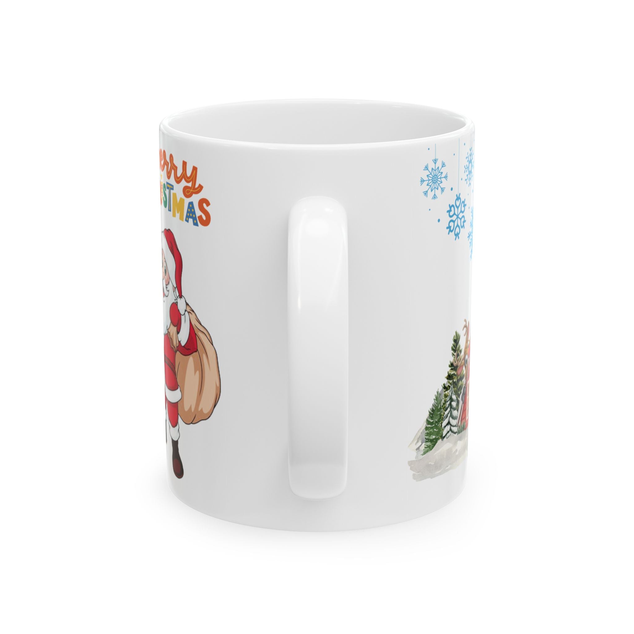 Funny Santa Claus Mug Christmas Vacation Coffee Mug Cute Unique Gift Moose Cup