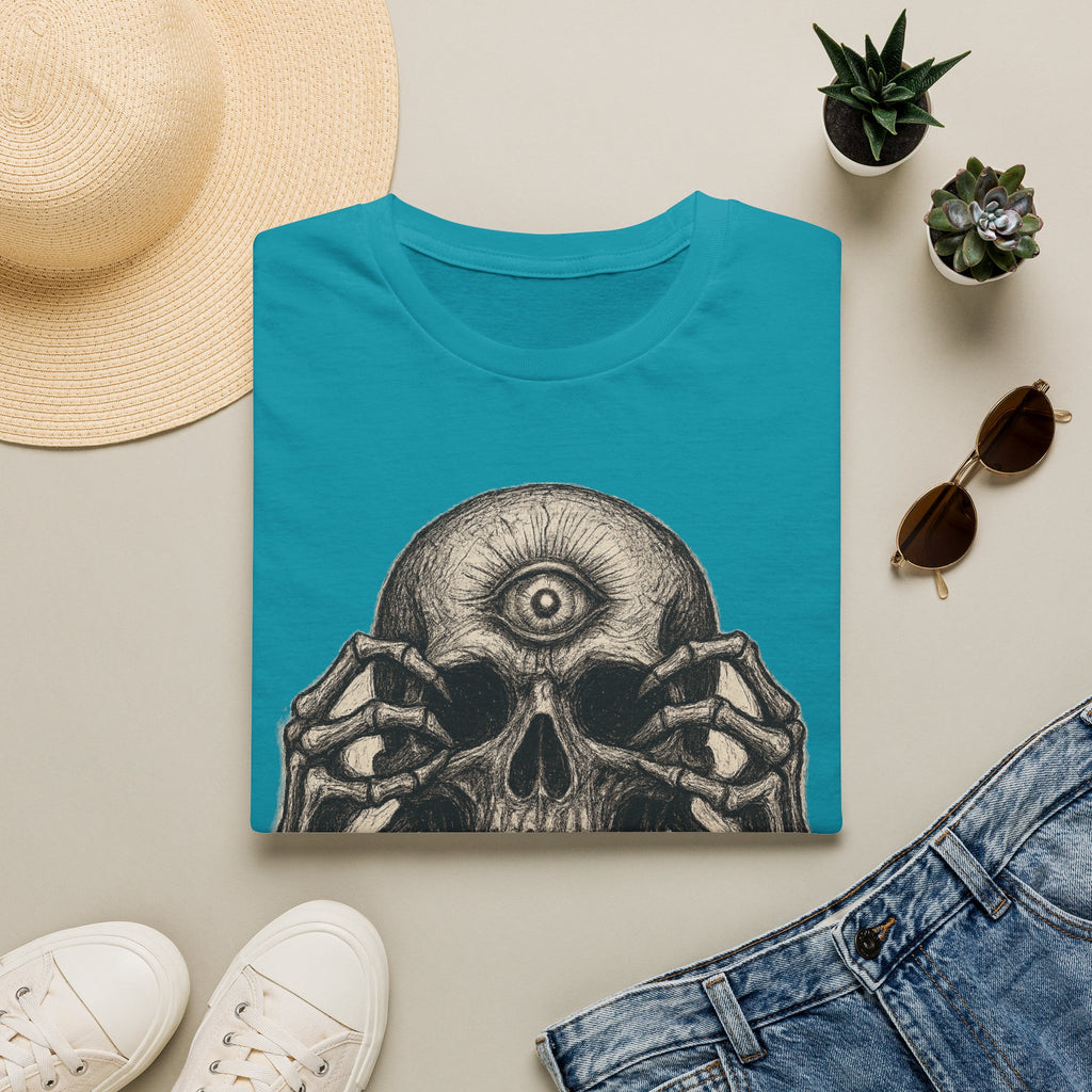 Mens Skull T-shirt Graphic Tees Skeleton Apparel Clothing Skulls Accessories Best Gift