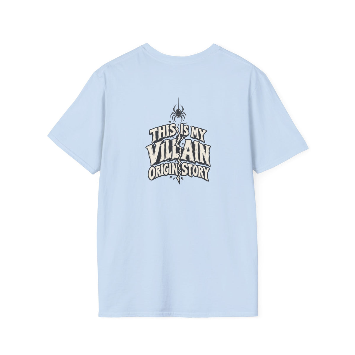 Dark Humor Halloween Shirt This Is My Villain Origin Story Funny Sarcastic Unisex Softstyle Tee Adult Halloween Gift