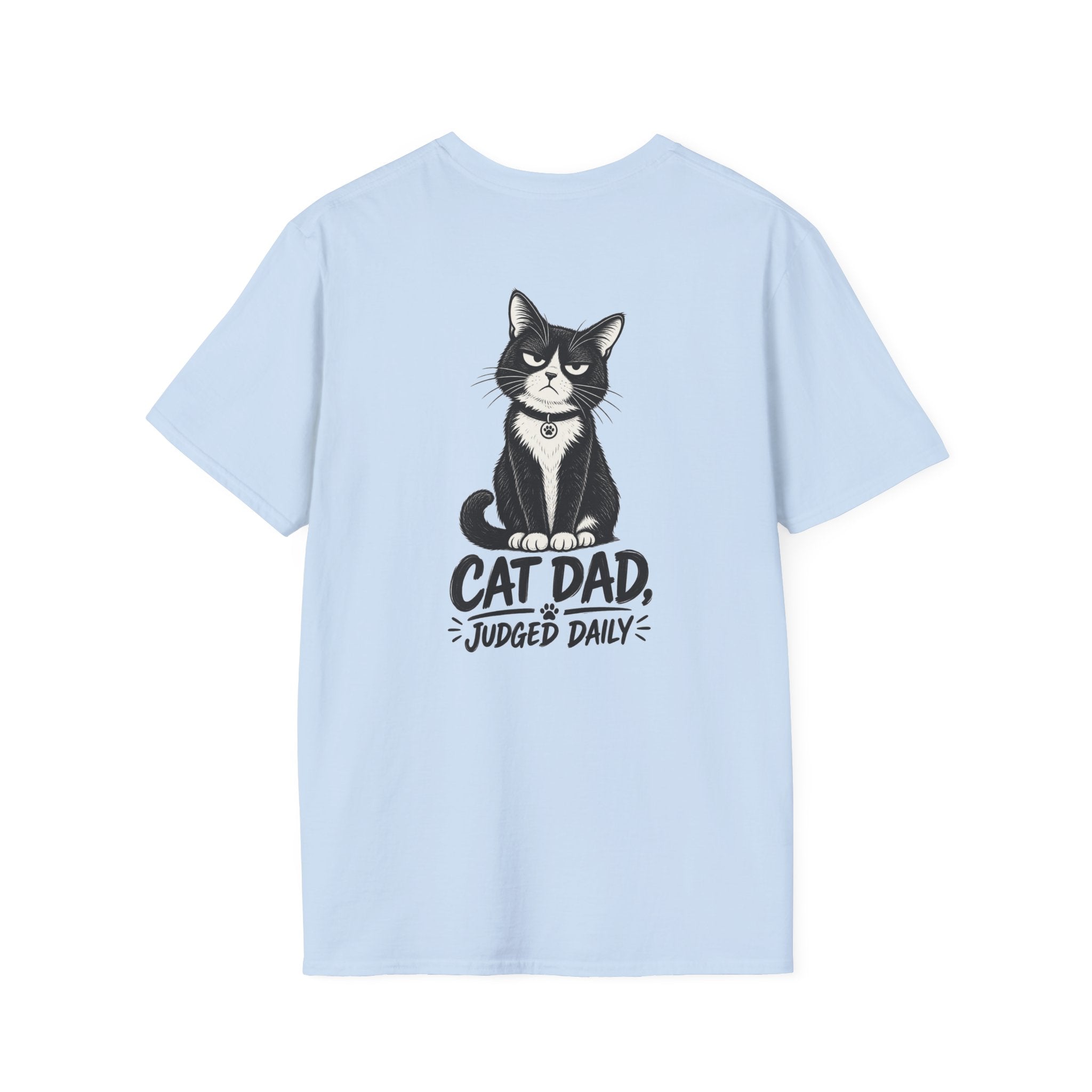 Cat Dad Shirt Judged Daily Funny Cat Lover Graphic Tee Dark Humor Tee Unique Gift Funny Tshirt