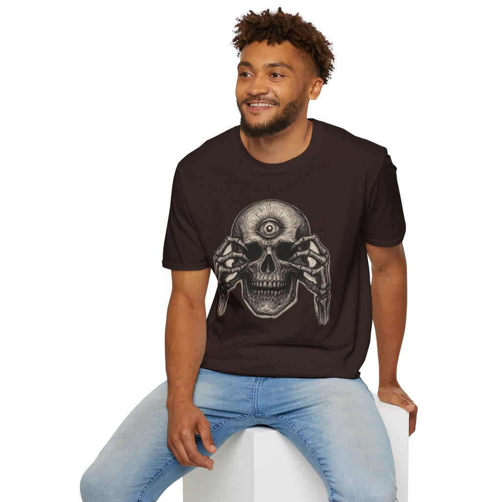 Mens Skull T-shirt Graphic Tees Skeleton Apparel Clothing Skulls Accessories Best Gift