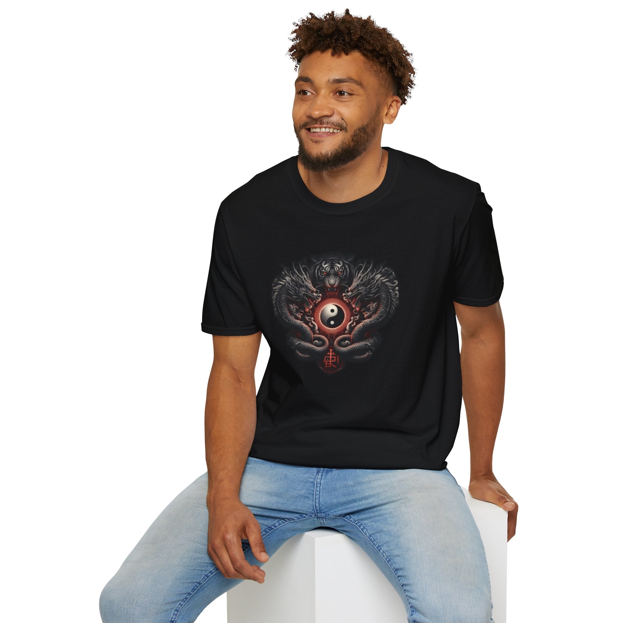 Dragon T-shirt Men Women Graphic Tee Clothing Apparel Chinese Dagon Symbol Gift