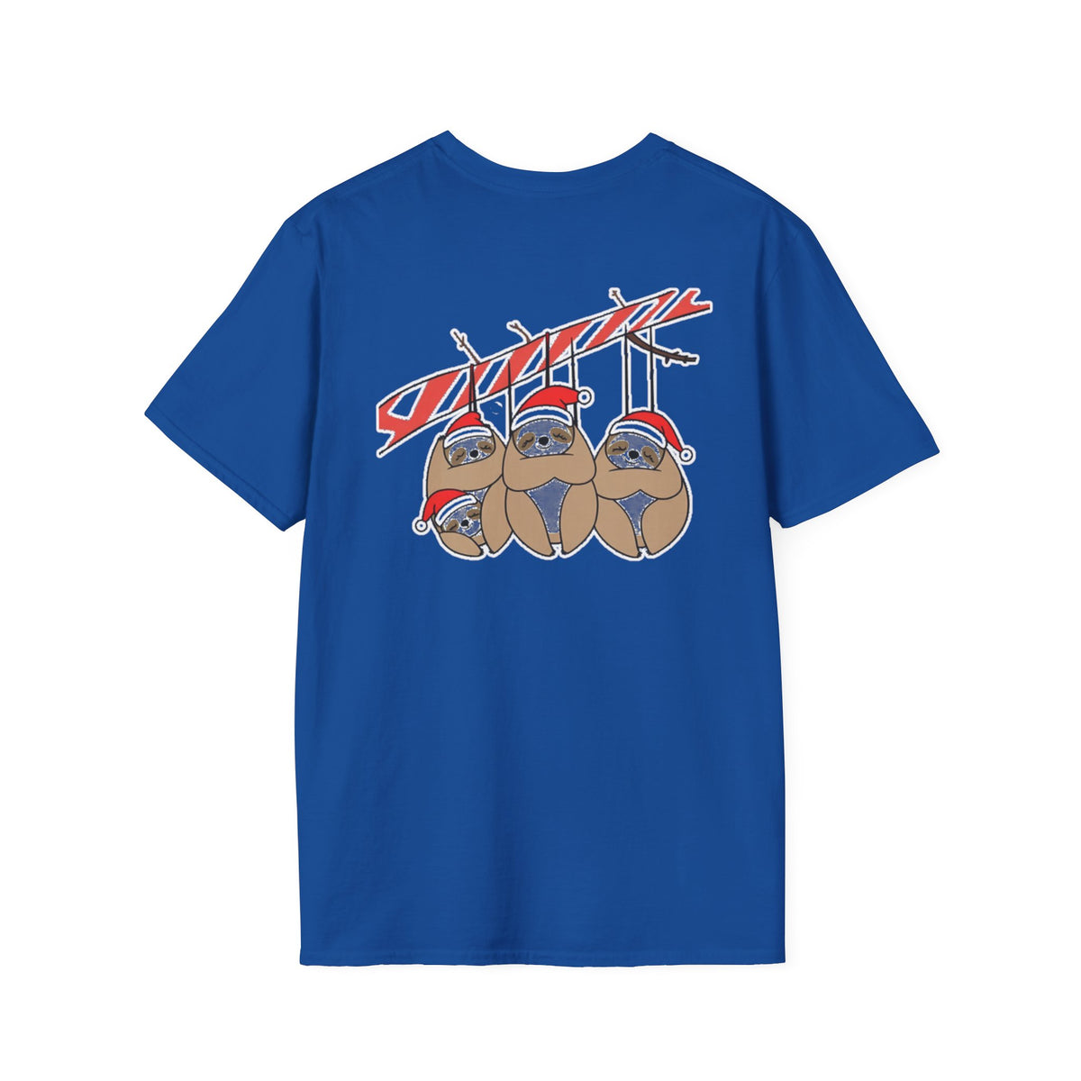 Christmas Sloths Family T-Shirt | Cute Cartoon Holiday Design Unique Holiday Gift Shirt