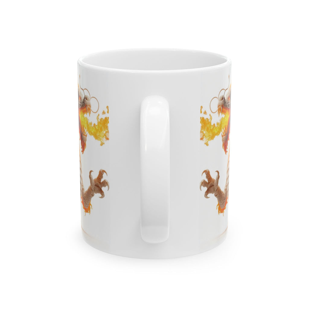 Japan Samurai Mug Dragon Sakura Flower Tea Coffee Cup Unique Gift Ninja Japanese 11oz