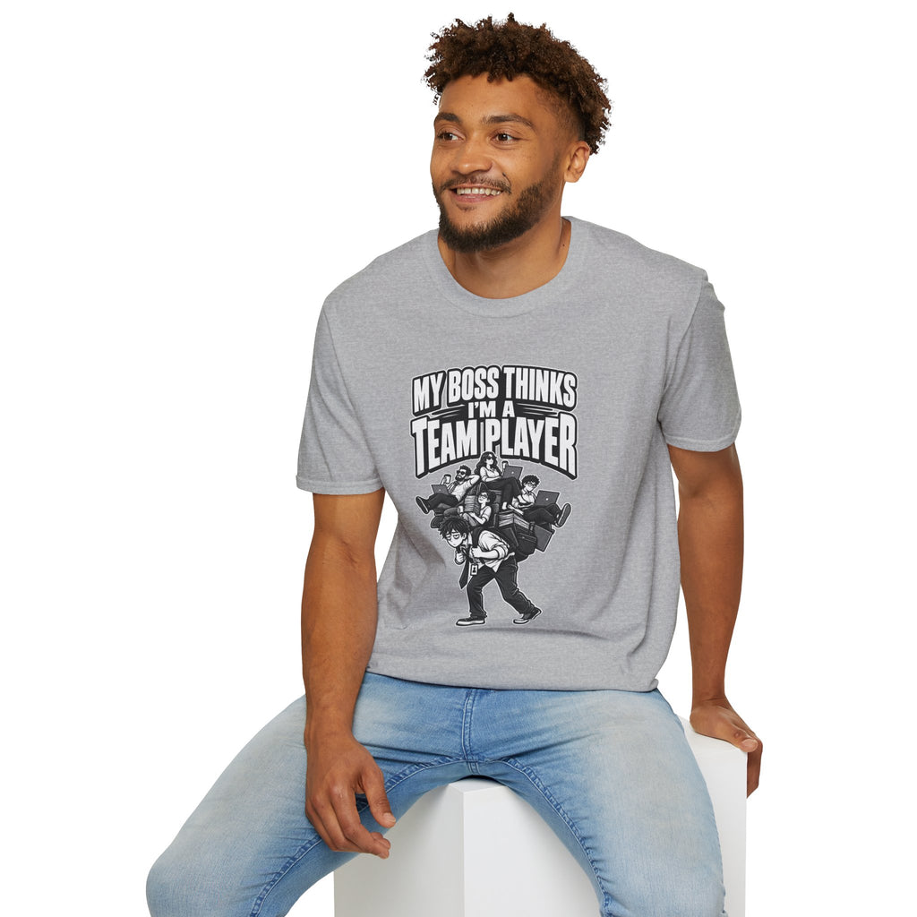 Funny Dark Humor Tshirt — Funny Office Tshirt Dark Humor Graphic Tee Unique Coworker Gift TEAM PLAYER Shirt