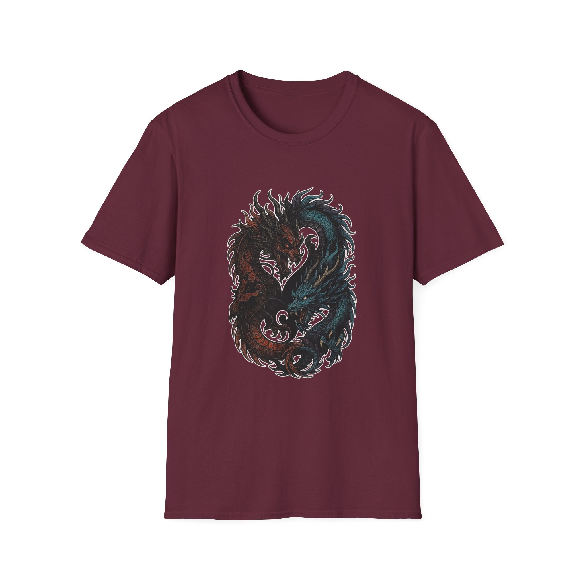 Dragon T-shirt Men Women Graphic Tee Clothing Apparel Chinese Dagon Symbol Gift