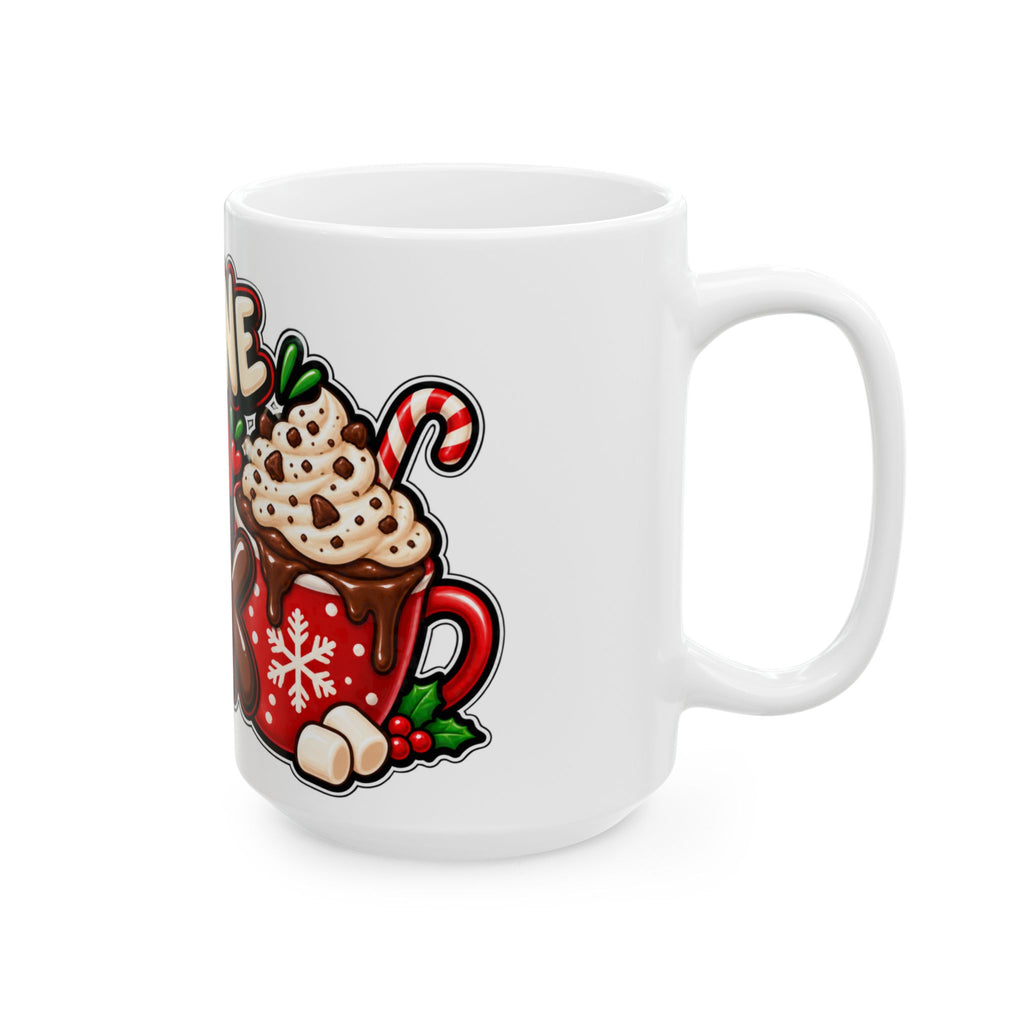Funny Christmas Mug I LIKE MINE EXTRA THICK 11oz Mug Funny Dark Humor Mug Unique Cheeky Christmas Gift