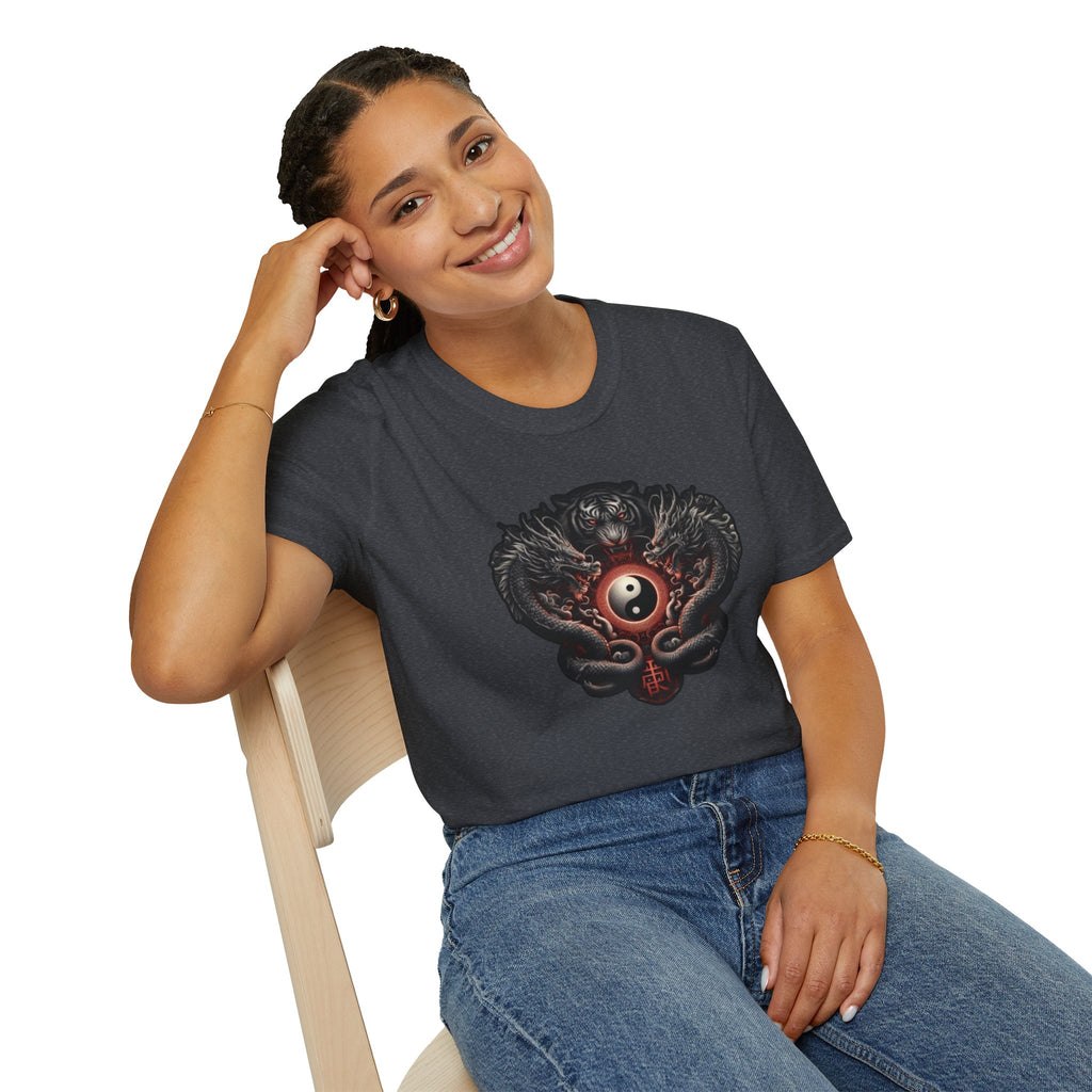 Dragon T-shirt Men Women Graphic Tee Clothing Apparel Chinese Dagon Symbol Gift